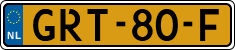 License plate of the Netherlands, Cars