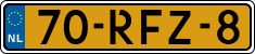 License plate of the Netherlands, Cars