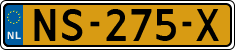 License plate of the Netherlands, Cars