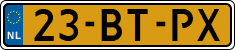 License plate of the Netherlands, Light Commercial Vehicles (1994 system)
