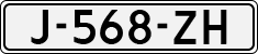 License plate of the Netherlands, Cars