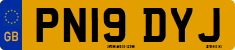 License plate of the United Kingdom, 2001 year system