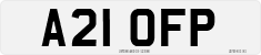 License plate of the United Kingdom, 1983 year system