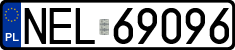 License plates of Poland, Regular car plates