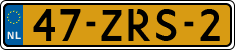License plate of the Netherlands, Cars