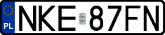 License plates of Poland, Regular car plates