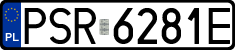 License plates of Poland, Regular car plates