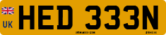 License plate of the United Kingdom, 1963 year system
