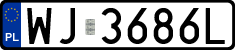 License plates of Poland, Regular car plates