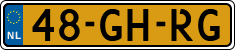 License plate of the Netherlands, Cars