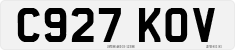 License plate of the United Kingdom, 1983 year system