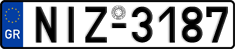 License plate of Greece, Cars