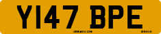 License plate of the United Kingdom, 1983 year system