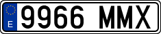License plates of Spain, Ordinary (2000)