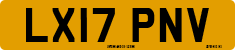 License plate of the United Kingdom, 2001 year system