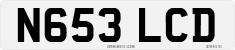 License plate of the United Kingdom, 1983 year system