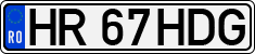License plate of Romania, Regular plates