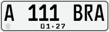 License plate of Indonesia, Regular plates