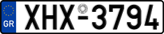 License plate of Greece, Cars