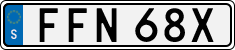 License plate of Sweden, Regular plates