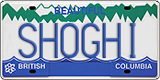 British Columbia, Vanity Plates