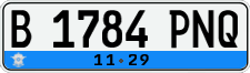License plate of Indonesia, Regular plates