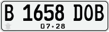 License plate of Indonesia, Regular plates