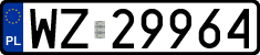 License plates of Poland, Regular car plates