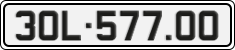 License plate of Vietnam, Cars