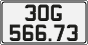 License plate of Vietnam, Cars