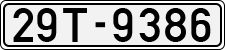 License plate of Vietnam, Cars