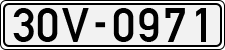 License plate of Vietnam, Cars
