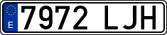 License plates of Spain, Ordinary (2000)