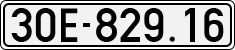 License plate of Vietnam, Cars