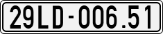 License plate of Vietnam, Specialty plates