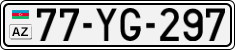 License plate of Azerbaijan, Cars
