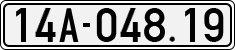 License plate of Vietnam, Cars