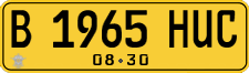 License plate of Indonesia, Commercial vehicles