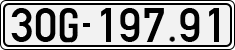 License plate of Vietnam, Cars
