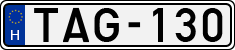 license plates of Hungary, Cars (1990)