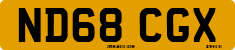 License plate of the United Kingdom, 2001 year system