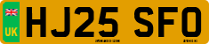 License plate of the United Kingdom, 2001 year system