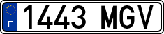 License plates of Spain, Ordinary (2000)
