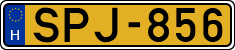 license plates of Hungary, Commercial vehicles (1990)