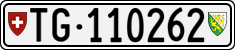 License plate of Switzerland, Cars