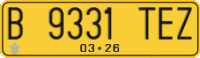 License plate of Indonesia, Commercial vehicles