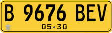 License plate of Indonesia, Commercial vehicles