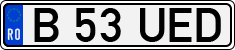 License plate of Romania, Regular plates