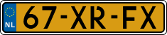 License plate of the Netherlands, Cars