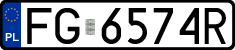 License plates of Poland, Regular car plates